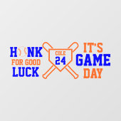 Baseball Game Day Back Window Cling voor SUV Raamsticker (Vel)