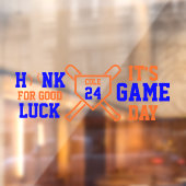 Baseball Game Day Back Window Cling voor SUV Raamsticker (Vel 2)