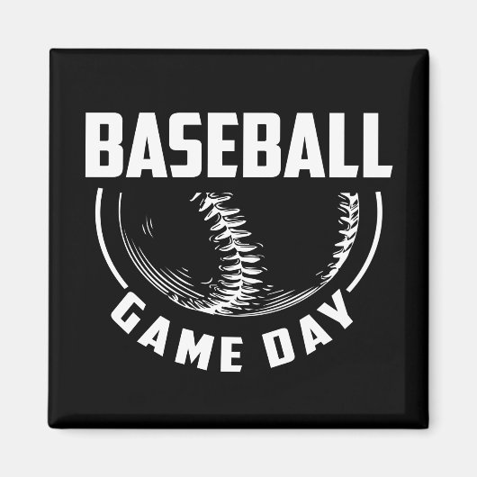 Baseball Game Day Magneet (Voorkant)