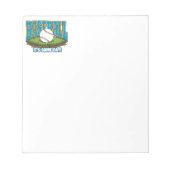 Baseball Game Day Notitieblok (Voorkant)