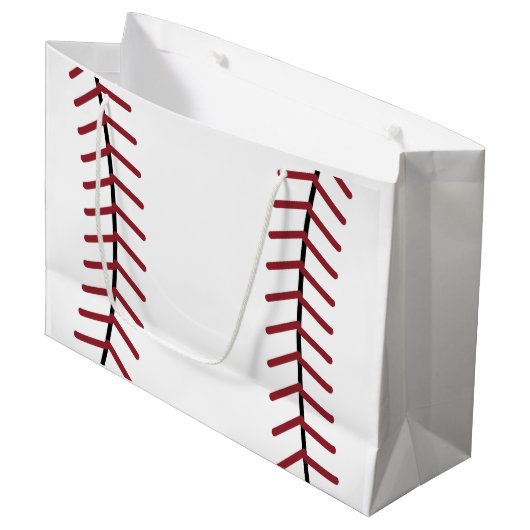Baseball Gift Bag Groot Cadeauzakje (Voorkant Gekanteld)