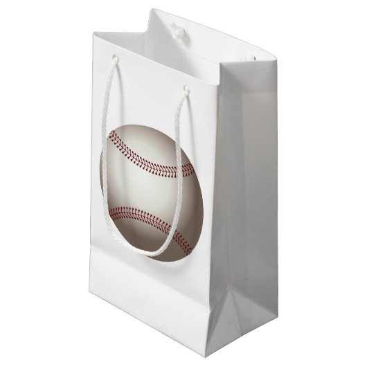 Baseball Gift Bag Klein Cadeauzakje (Voorkant Gekanteld)