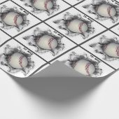 Baseball Gift Cadeaupapier (Hoek)