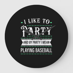 Baseball Gift for Baseball Team Player Funny Grote Klok