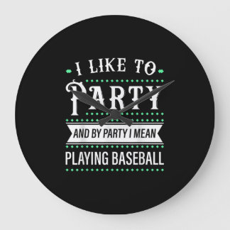 Baseball Gift for Baseball Team Player Funny Grote Klok