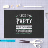 Baseball Gift for Baseball Team Player Funny Tissuepapier (Craft)