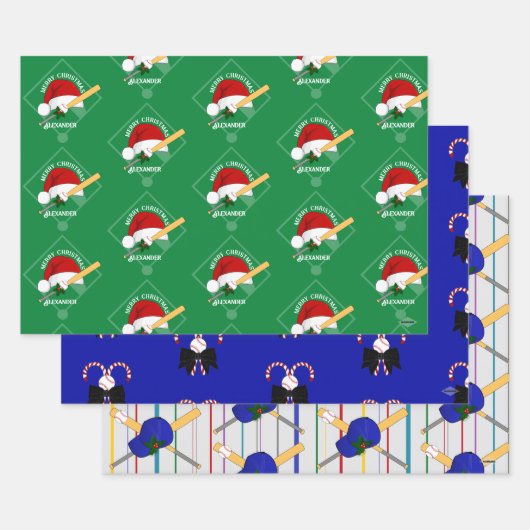 Baseball Gift Wrap HAMbyWG Inpakpapier Vel (Set)