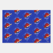 Baseball Gift Wrap HAMbyWG Inpakpapier Vel (Voorkant)