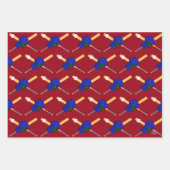 Baseball Gift Wrap HAMbyWG Inpakpapier Vel (Voorkant 3)