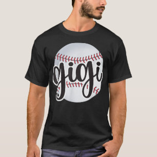 Baseball Gigi Baseball Fan Proud Baseball Grandma T-shirt