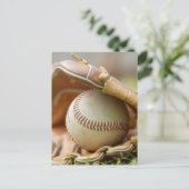 Baseball Glove and Ball Briefkaart (Staand voorkant)