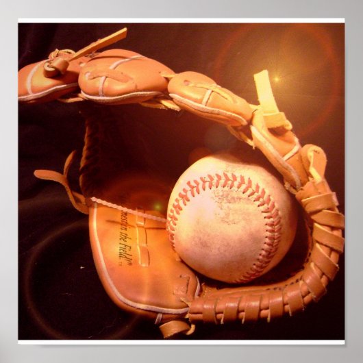 Baseball Glove Poster (Voorkant)
