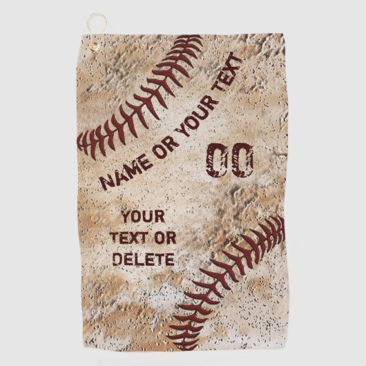  Baseball Golf Towel Golfhanddoek (Voorkant)