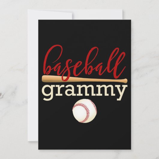 Baseball Grammy Family Baseball Save The Date (Voorkant)