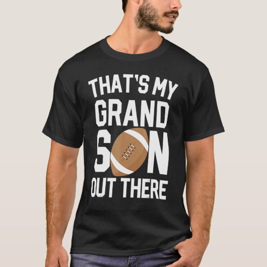 baseball grandma  that's my grandson out there foo t-shirt (Voorkant)
