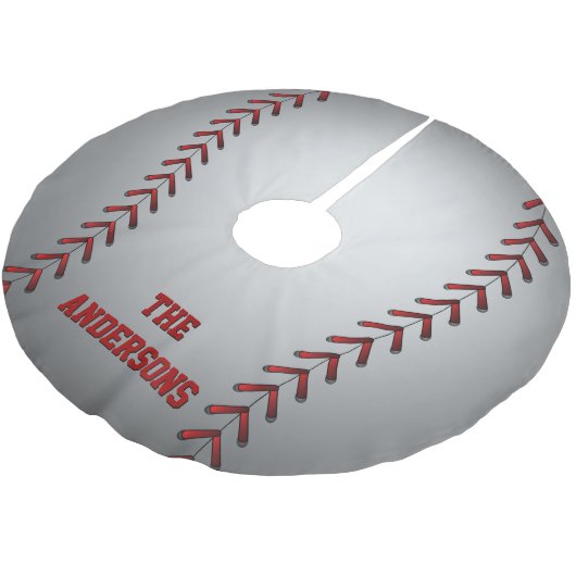 Baseball Graphic Kerstboom Rok (Gekanteld)