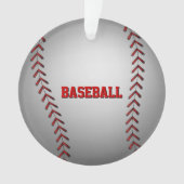 Baseball Graphic Ornament (voorkant)
