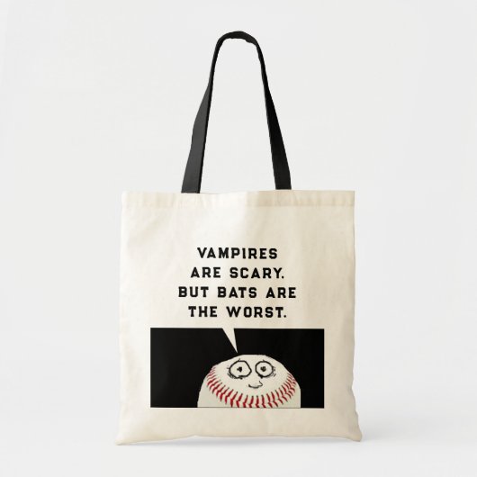 baseball Halloween Tote Bag (Voorkant)
