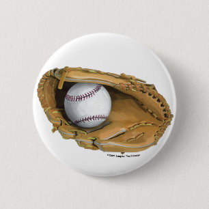 Baseball-handschoen Ronde Button 5,7 Cm