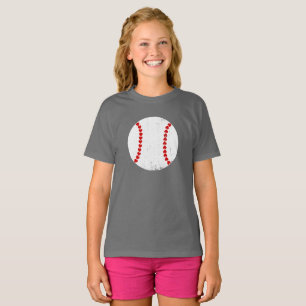 Baseball hart naad eenvoudig ontwerp t-shirt