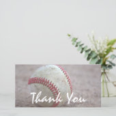 Baseball Hartelijk dank Bedankkaart (Staand voorkant)