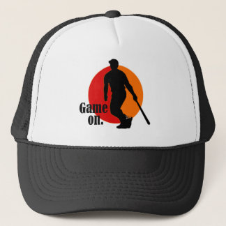 Baseball Hat: Game on. Trucker Pet