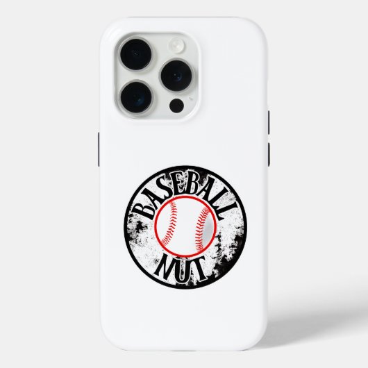 Baseball Hoesje-Mate iPhone case (Achterkant)