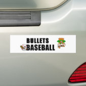 BASEBALL, honkbalnetwerk Bumpersticker (Op auto)