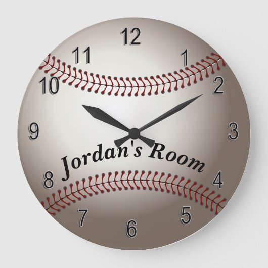 Baseball Horloge Enfants (Recto)