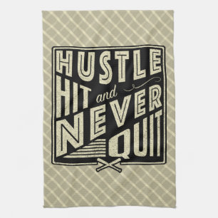 Baseball Hustle, Hit en nooit Tea Towel stoppen Theedoek
