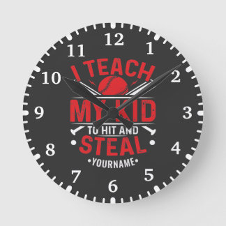 Baseball I Teach My Kind to Hit and Steal Ronde Klok