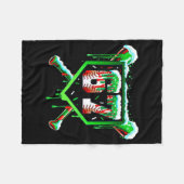 Baseball Ice Cream Drip Number 67 Six Seven Meme C Fleece Deken (Voorkant (Horizontaal))