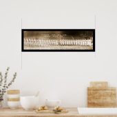 Baseball in Cleveland Photo 1936 Poster (Keuken)