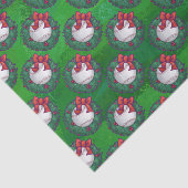 Baseball in het kerstfeest tissuepapier (Detail)