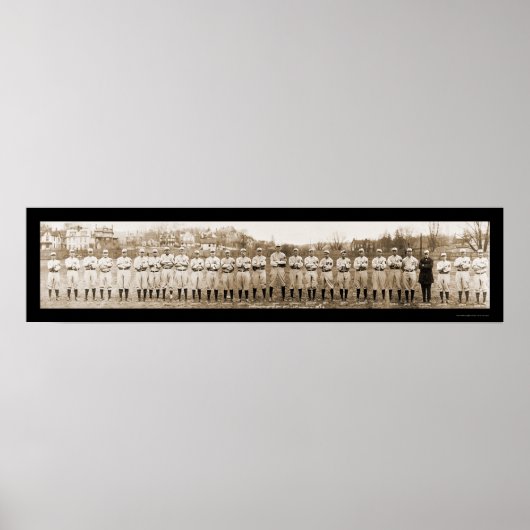 Baseball in Pittsburgh Foto 1914 Poster (Voorkant)