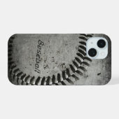 Baseball iPhone 15 Hoesje (Achterkant horizontaal)