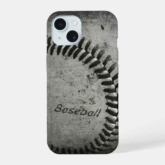 Baseball iPhone 15 Hoesje (Achterkant)