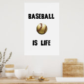 Baseball is LIfe Poster (Keuken)