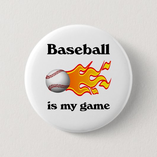 Baseball is mijn game Button (Voorkant)