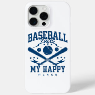 Baseball is mijn geluksplek iPhone 15 pro max hoesje