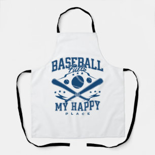 Baseball is mijn geluksplek schort