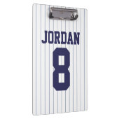 Baseball Jersey met aangepaste naam en nummer Klembord (Rechts)