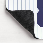 Baseball Jersey met aangepaste naam en nummer Muismat (Hoek)