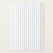 Baseball Jersey met aangepaste naam en nummer Planner (Achterkant)