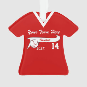 Baseball Jersey met kleurverandering Ornament
