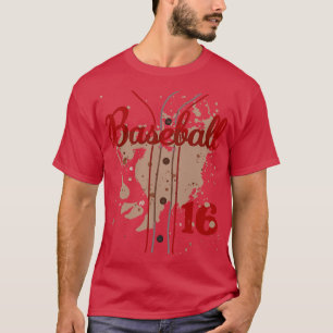 Baseball Jersey Nummer 16 Kinder Baseball Uniform T-shirt