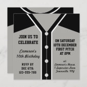 Baseball Jersey Thmet de grootste uitnodiging tot  (Voorkant / Achterkant)