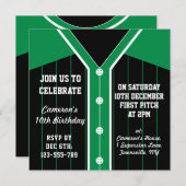 Baseball Jersey Thmet de grootste uitnodiging tot  (Voorkant / Achterkant)