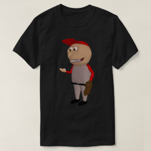 Baseball Johnny (Rode Veldspeler) T-shirt
