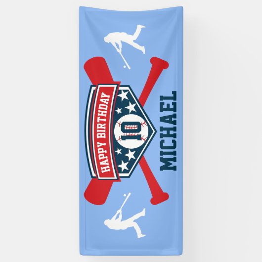 Baseball, jouw omgeving spandoek (Verticaal)